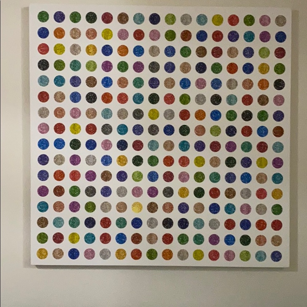 Dots- Sparkly Dots inspired by HIRST